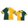 Green Bay Packers Brett Favre Green Gold 1996 Split Legacy Replica Jersey 3 brett favre packers green gold split legacy replica jersey 0a