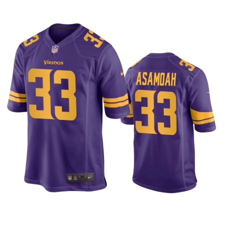 Minnesota Vikings Brian Asamoah Purple Alternate Game Jersey