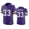 Brian Asamoah Minnesota Vikings Purple Vapor Limited Jersey 2 brian asamoah vikings purple vapor jersey