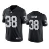 Brittain Brown Las Vegas Raiders Black Vapor Limited Jersey 2 brittain brown raiders black vapor jersey