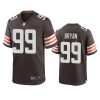 Taven Bryan Cleveland Browns Brown Game Jersey 2 browns taven bryan game brown jersey