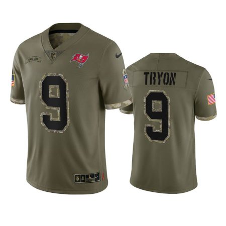 Tampa Bay Buccaneers Joe Tryon Olive 2022 Salute To Service Jersey
