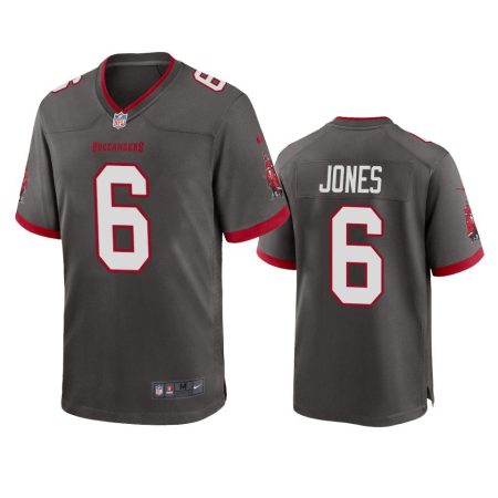 Julio Jones Tampa Bay Buccaneers Pewter Alternate Game Jersey