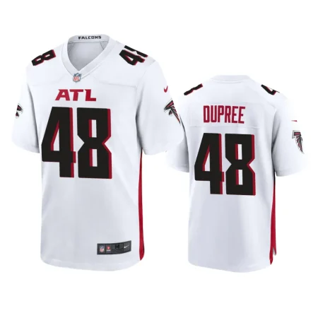 Atlanta Falcons Bud Dupree White Game Jersey