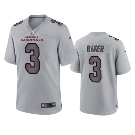Arizona Cardinals Budda Baker Gray Atmosphere Fashion Game Jersey