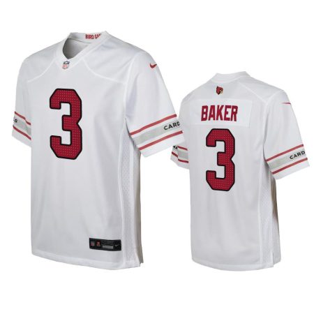 Youth Cardinals Budda Baker White Game Jersey