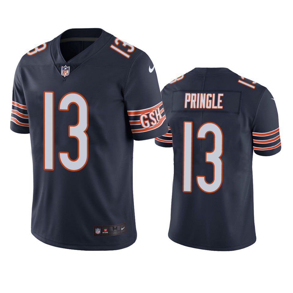 Byron Pringle Chicago Bears Navy Vapor Limited Jersey 1 byron pringle bears navy vapor jersey