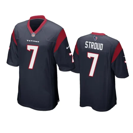 Houston Texans C. J. Stroud Navy 2023 NFL Draft Game Jersey