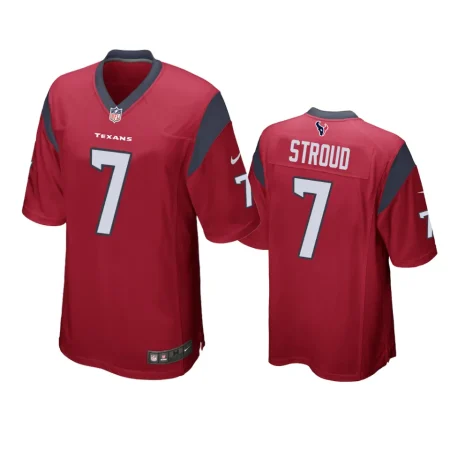 Houston Texans C. J. Stroud Red 2023 NFL Draft Game Jersey