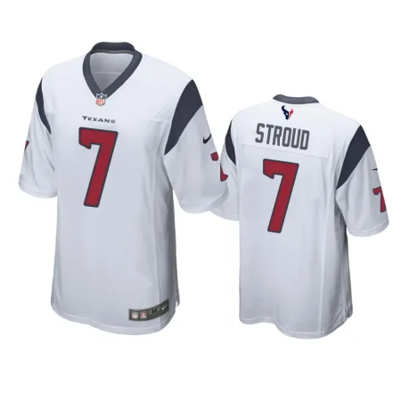 Houston Texans C. J. Stroud White 2023 NFL Draft Game Jersey