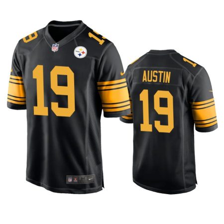 Pittsburgh Steelers Calvin Austin Black Alternate Game Jersey