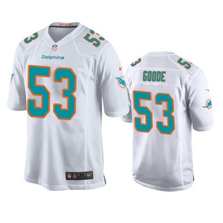 Miami Dolphins Cameron Goode White Game Jersey