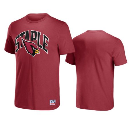 Arizona Cardinals Cardinal Staple Logo Lockup T-Shirt