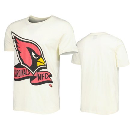 Arizona Cardinals Cream Sideline Chrome T-Shirt