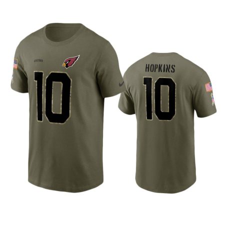 Arizona Cardinals DeAndre Hopkins Olive 2022 Salute To Service T-Shirt