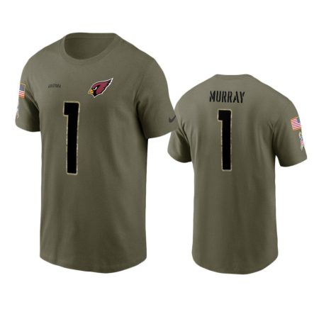 Arizona Cardinals Kyler Murray Olive 2022 Salute To Service T-Shirt