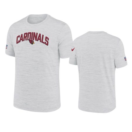 Arizona Cardinals White Velocity Athletic Stack Performance T-Shirt