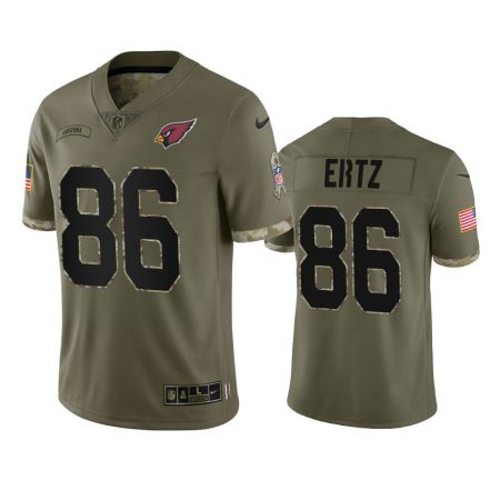 Arizona Cardinals Zach Ertz Olive 2022 Salute To Service Limited Jersey