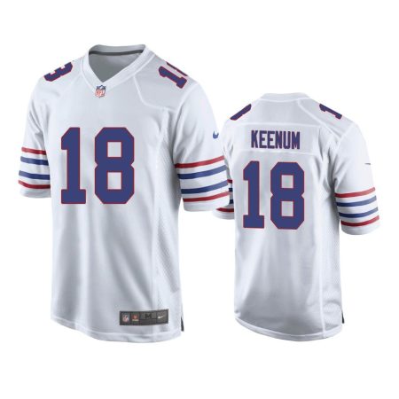 Buffalo Bills Case Keenum White Alternate Game Jersey