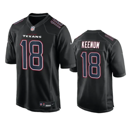 Houston Texans Case Keenum Black Fashion Game Jersey