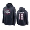 Case Keenum Houston Texans Navy 2023 AFC South Division Champions Locker Room Trophy Collection Hoodie 2 case keenum texans navy 2023 afc south division champions locker room hoodie