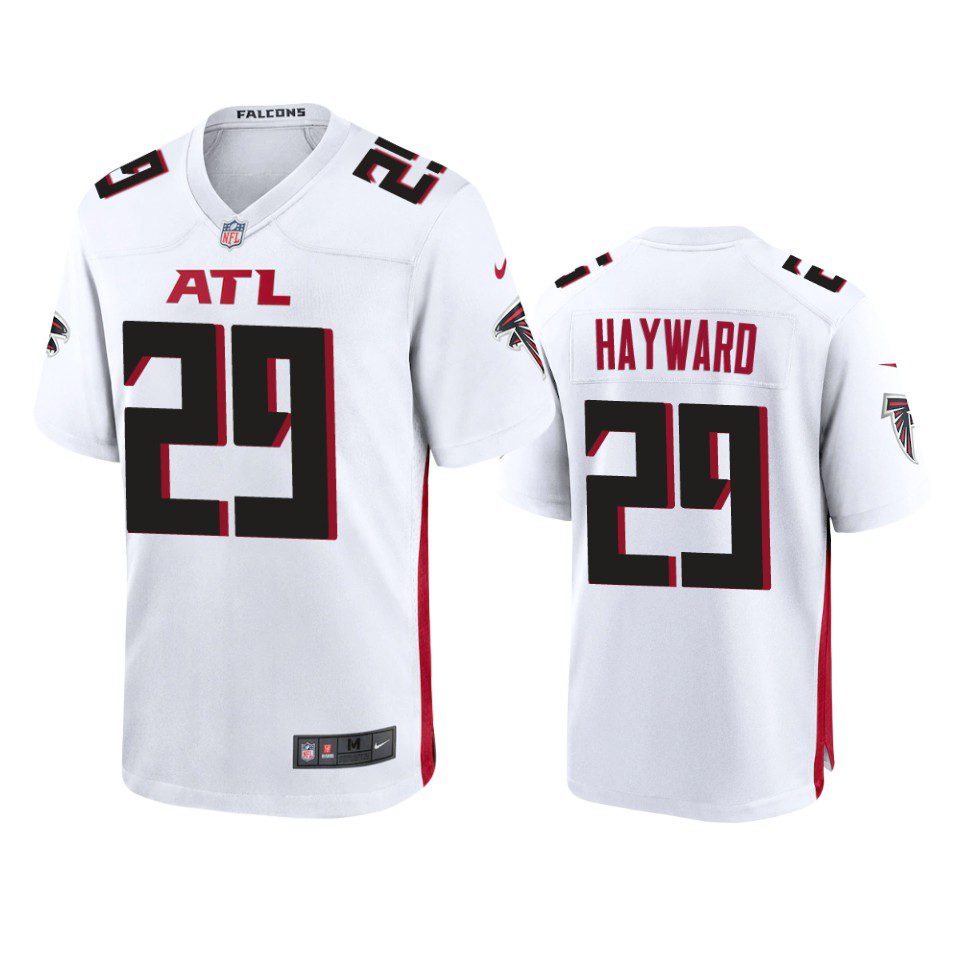 Atlanta Falcons Casey Hayward White Game Jersey 1 casey hayward falcons game white jersey