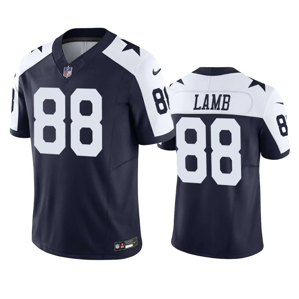 CeeDee Lamb Dallas Cowboys Navy Vapor F.U.S.E. Limited Jersey 1 ceedee lamb cowboys navy vapor f.u.s.e. limited jersey