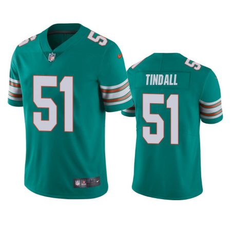 Channing Tindall Miami Dolphins Aqua Vapor Limited Jersey