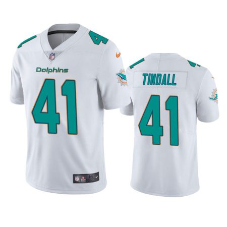Miami Dolphins Channing Tindall White Vapor Limited Jersey - Men's