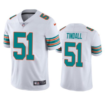 Channing Tindall Miami Dolphins White Vapor Limited Jersey