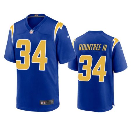 Larry Rountree III Los Angeles Chargers Royal Alternate Game Jersey