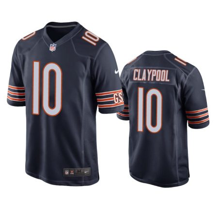 Chicago Bears Chase Claypool Navy Game Jersey