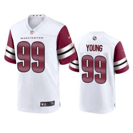 Washington Commanders Chase Young White Game Jersey