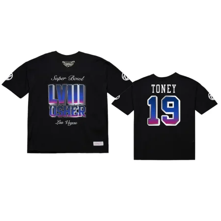 Kansas City Chiefs Kadarius Toney Black Usher Super Bowl LVIII Triple Seven Legacy Jersey T-Shirt