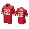 Trent McDuffie Kansas City Chiefs Red Game Jersey 2 chiefs trent mcduffie game red jersey