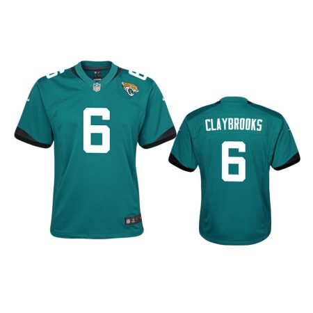 Youth Jaguars Chris Claybrooks Teal Game Jersey