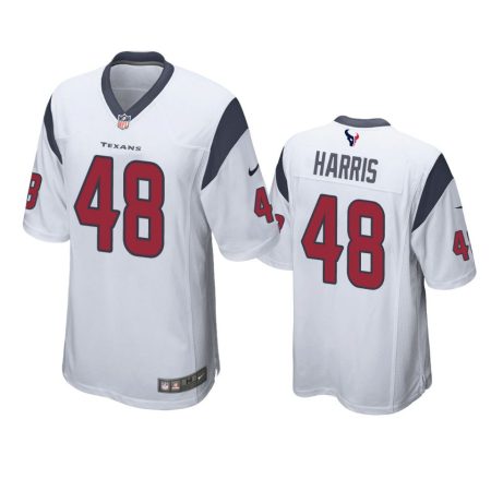 Houston Texans Christian Harris White Game Jersey