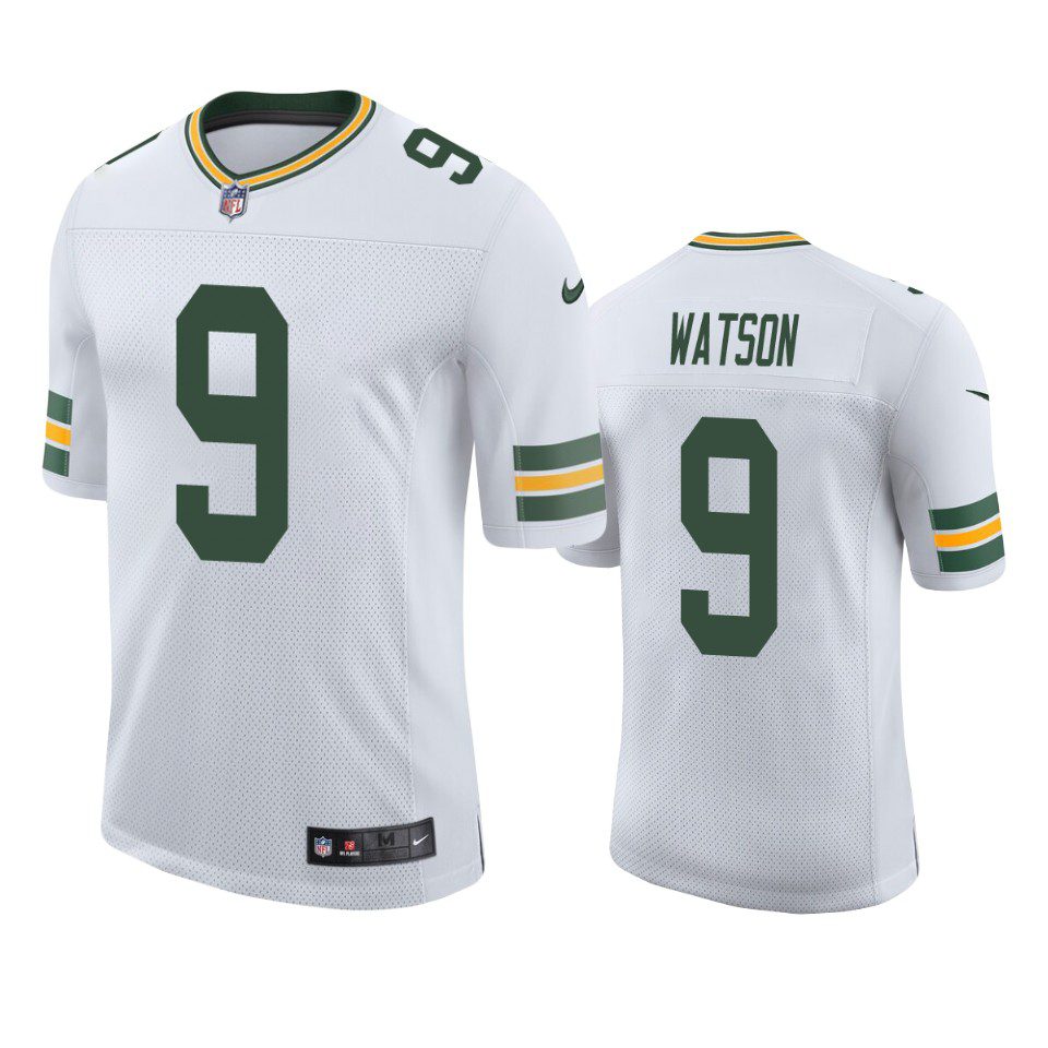 Christian Watson Green Bay Packers White Vapor Limited Jersey 1 christian watson packers white vapor jersey