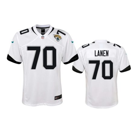 Youth Jaguars Cole Van Lanen White Game Jersey