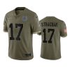 Indianapolis Colts Mike Strachan Olive 2022 Salute To Service Limited Jersey 2 colts mike strachan olive limited 2022 salute to service jersey