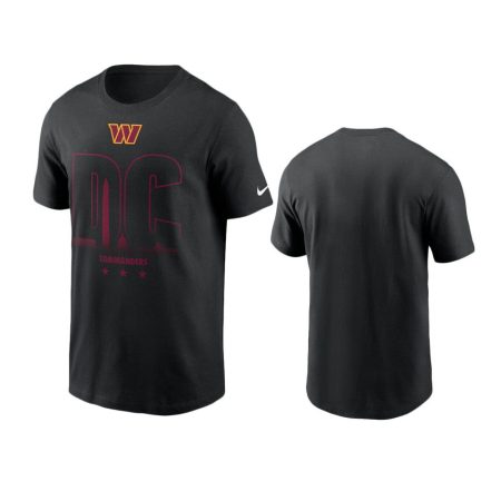 Washington Commanders Black Local T-Shirt