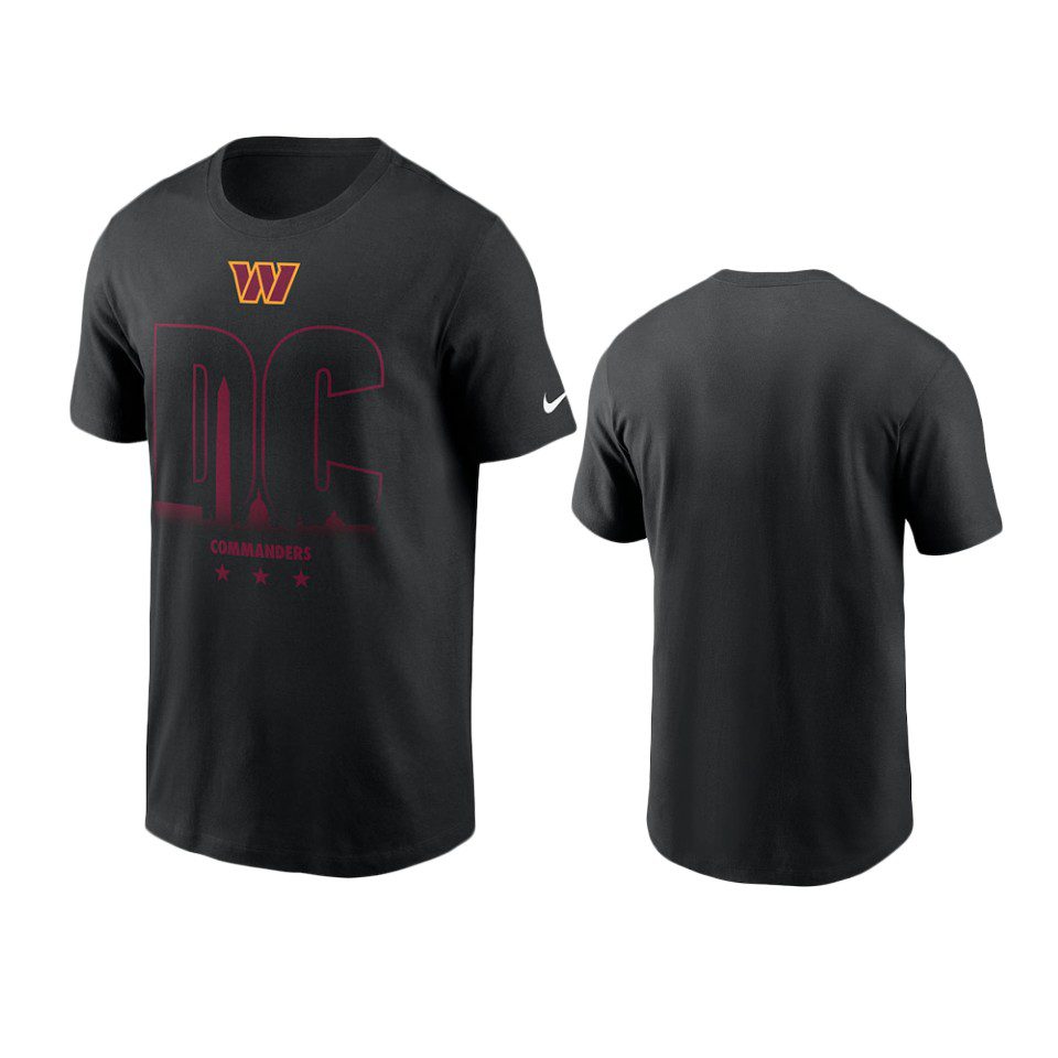 Washington Commanders Black Local T-Shirt 1 commanders black local t shirt