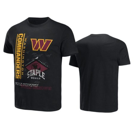 Washington Commanders Black Staple World Renowned T-Shirt