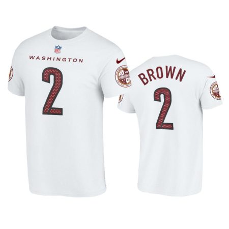 Men's Washington Commanders Dyami Brown White Name & Number T-Shirt