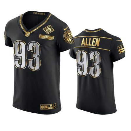 Washington Commanders Jonathan Allen Black Gold 90th Anniversary Jersey - Men's