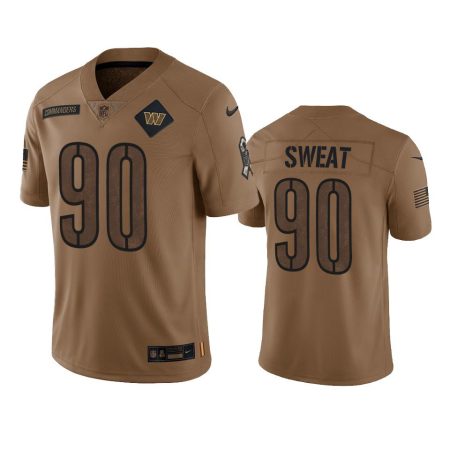 Washington Commanders Montez Sweat Brown 2023 Salute To Service Limited Jersey