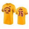 commanders samuel cosmi gold 90th anniversary t shirt