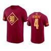 Washington Commanders Taylor Heinicke Burgundy 90th Anniversary T-Shirt 3 commanders taylor heinicke burgundy 90th anniversary t shirt