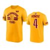 Washington Commanders Taylor Heinicke Gold 90th Anniversary T-Shirt 2 commanders taylor heinicke gold 90th anniversary t shirt