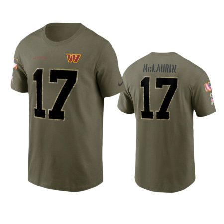 Washington Commanders Terry McLaurin Olive 2022 Salute To Service T-Shirt
